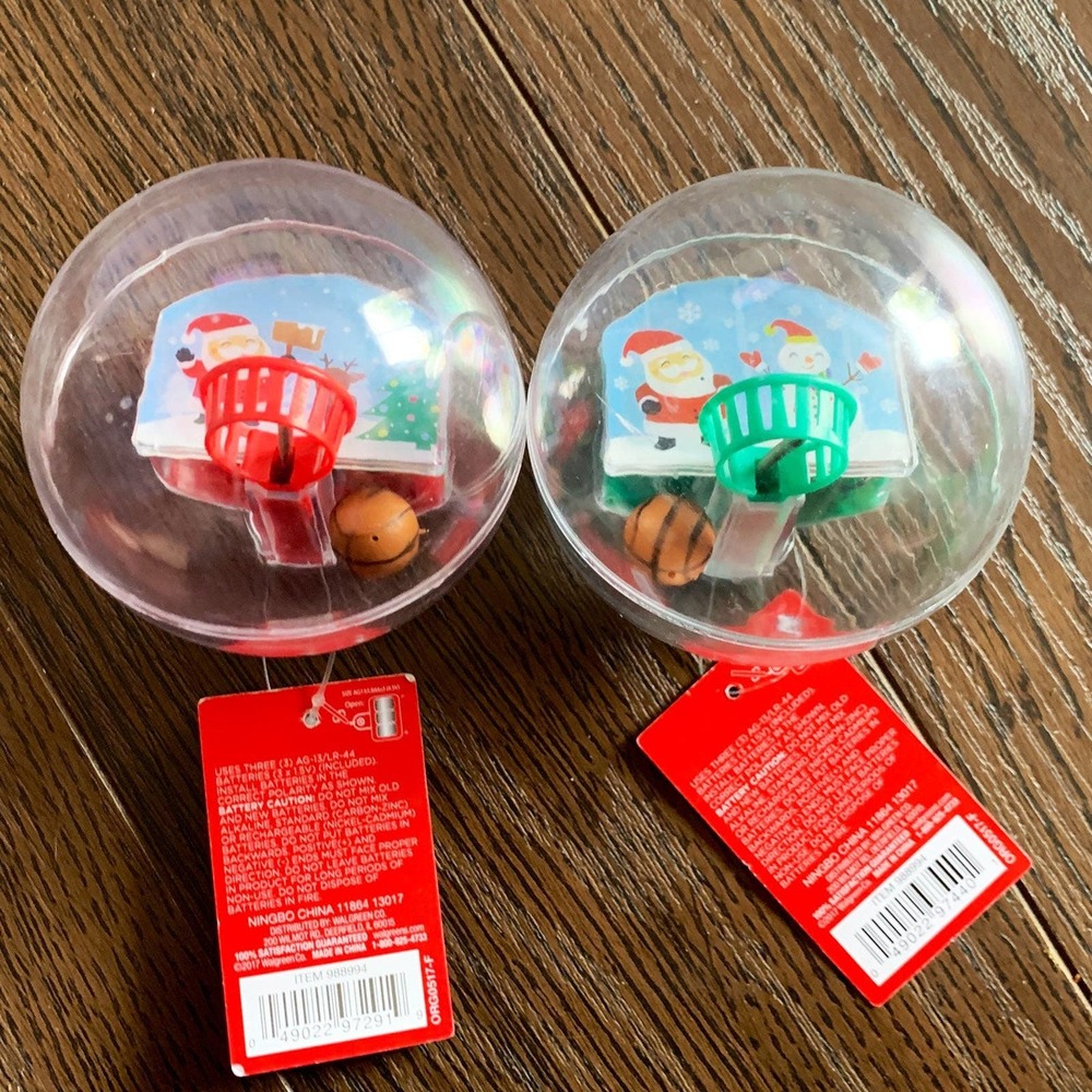 Santa's Hoop Ornaments